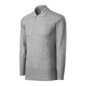 Pánske polo tričko s dlhým rukávom MLI-22112 Grey - Malfini L šedá
