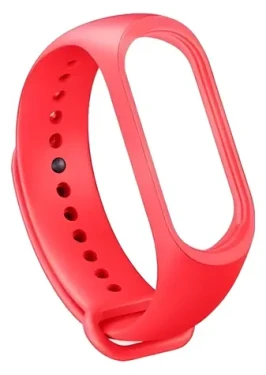 Beline remienok pre XIAOMI Mi Band 3/4 červený / Náhradný náramok / Silikón