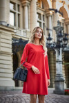 Dámske šaty S137 červené - Stylove L