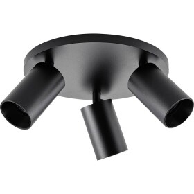Deko Light 348256 Can Tilt rund, 3x 7,5 W GU10, Schwarz Stropné svítidlo GU10 7.5 W čierna; 348256