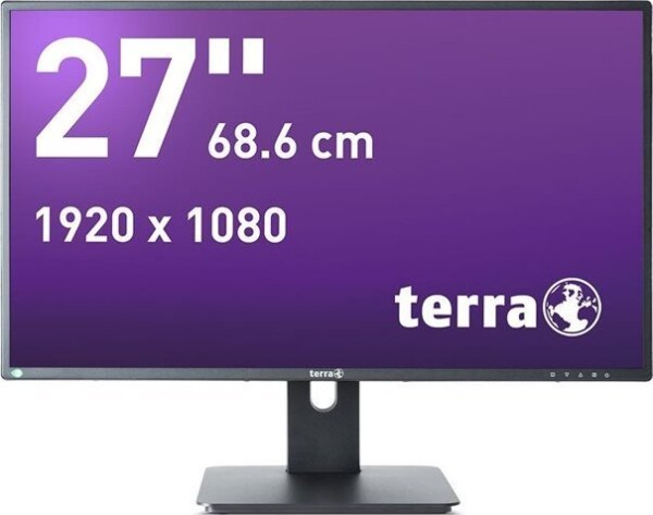 Wortmann AG Wortmann AG TERRA 3030207 LED display 68,6 cm (27") 1920 x 1080 px Full HD Čierny