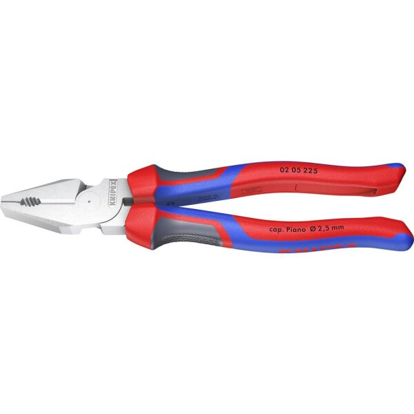 Knipex 02 05 225 dielňa silové kombinované kliešte, 225 mm, DIN ISO 5746; 02 05 225