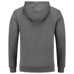 Premium Mikina s kapucňou pánska stone melange 3XL