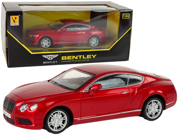 Mamido Elektrické autíčko Bentley 1:24 s Trecí Pohonom, Červené