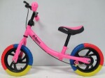 Mamido Odrážadlo R6 R-Sport 12" ružové s brzdou a zvončekom