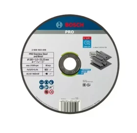 BOSCH 2608603406 / Rezací kotúč na nerezovú oceľ / Priemer 180 x 22.23 mm / Šírka rezu 1.6 mm (2608603406)