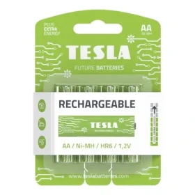 Teslá RECHARGEABLE+ nabíjacia ceruzková batéria AA Ni-MH 2450mAh 4ks / HR06 / blister (1099137209)