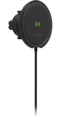 Mophie Snap+ čierna / Držiak do auta s bezdrôtovým nabíjaním / MagSafe / Qi / 15W