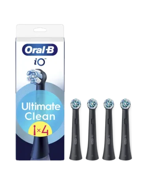 Oral-B iO Ultimate Clean čierna 4 ks / Náhradné hlavice / pre Oral-B iO (iO refill UltimateClean Black 4)