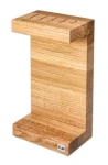 KAI DM-0819 Cube dub / Blok na nože / pre 5 nožov / 15,5 x 10 x 25 cm (DM-0803)