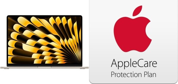 Apple MacBook Air 15 M4 / 24 GB / 512 GB / Mac OS / 10R GPU (MC6K4ZE/A) + AppleCare Protection Plan for 15-inch MacBook Air (M4)