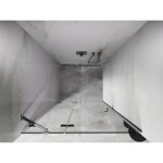 MEXEN/S - Lunar sprchové dvere krídlové ľavé 75, transparent, chróm 834-075-000-01-00-L