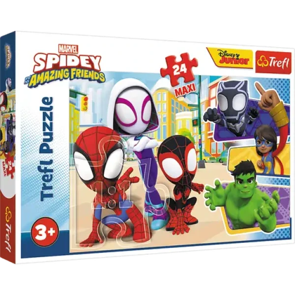 Trefl - Puzzle - Spidey a jeho úžasní priatelia MAXI