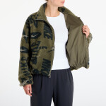 Bunda Nike Sportswear Women's High-Pile Fleece Jacket Medium Olive/ Medium Olive/ Sail XL