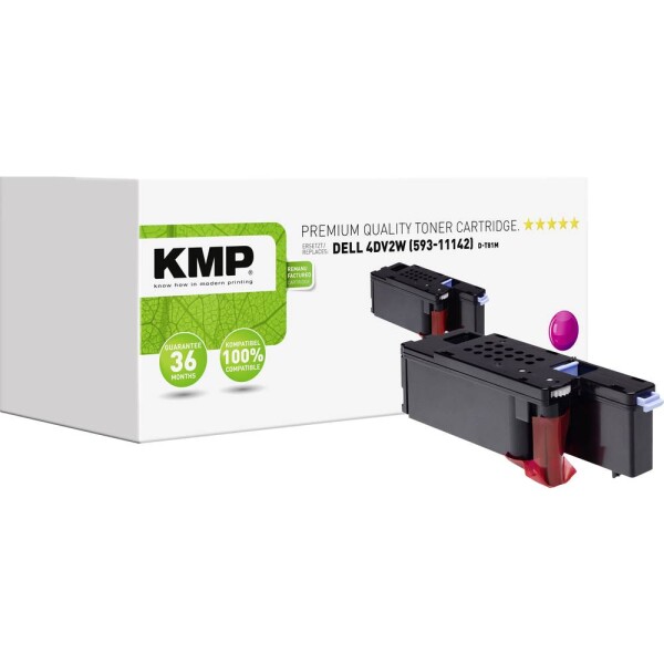 KMP D-T81M toner náhradný Dell 593-11142 purpurová 1400 Seiten kompatibilná náplň do tlačiarne; 1447,0006