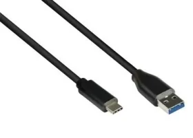Good Connections USB-A - USB-C čierna / Kábel / USB 3.2 Gen 1 / 3 m / 5 Gbit/s (GC-M0129)