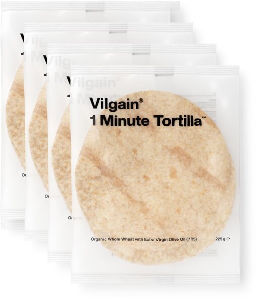 Vilgain Minútová tortilla BIO – 4× 225 g (3 ks)