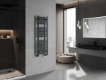 MEXEN - Ares vykurovací rebrík/radiátor 1200 x 400 mm, 442 W, antracit W102-1200-400-00-66