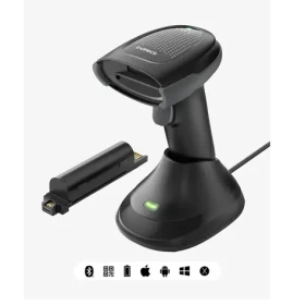 Inateck 170B čierna / Snímač čiarových kódov / 1D a 2D / Bluetooth / Kit USB (N6050_BLACK)