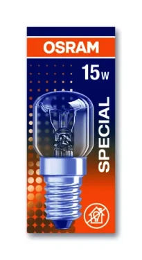OSRAM vláknová žiarovka do rúry 15W E14 / 85lm / 2700K / 1000h / 230V / noDIM / E / Sklo číre (4050300003108)