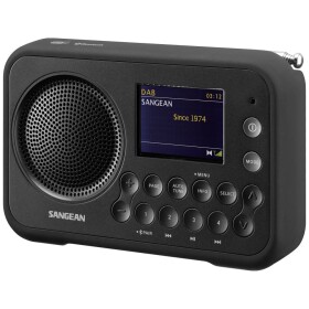 Sangean DPR-76BT vreckové rádio DAB+, FM AUX, Bluetooth zámok klávesnice sivá; A500500