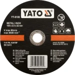 YATO Rezný kotúč na kov Inox 230x22x2,0 mm / Rezný kotúč / Nerezová oceľ / O 230 mm