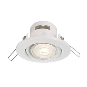 Deko Light Deneb 110015 krúžok pre stropnú montáž LED , halogénová žiarovka GU10 50 W Dopravní biela (RAL 9016); 110015