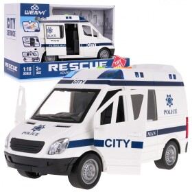 Mamido Interaktívne policajné auto 1:16 biele