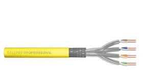 Digitus Cat.7A / Inštalačný kábel / S/FTP / 1000 m / AWG 22/1 / žltý (DK-1743-A-VH-10)
