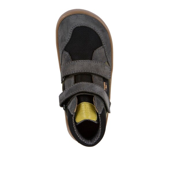 Detské celoročné členkové barefoot topánky UP HILL TEX GREY/BLACK Froddo G3110281-3 - 24