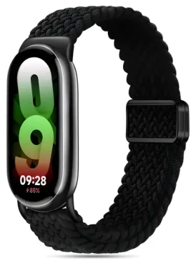 Tech-Protect NylonMag Strap čierna / Remienok / nylonový / XIAOMI SMART Band 8, 8 NFC, 9, 9 NFC