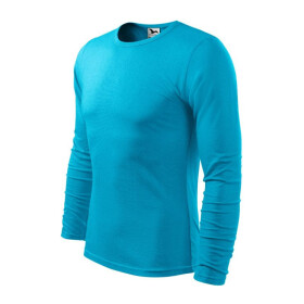 Malfini Fit-T LS M MLI-11944 tyrkysové tričko L