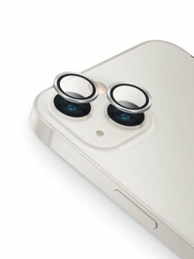 Uniq Optix Ochranné sklo na šošovku fotoaparátu pre Apple iPhone 13 amp; 13 mini - STERLING (strieborná) (8886463680162)