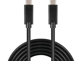 PremiumCord USB-C čierna / Dátový kábel / USB 3.1 Gen 2 / 10 Gbit / s / 3A / 2 m (ku31cg2bk)
