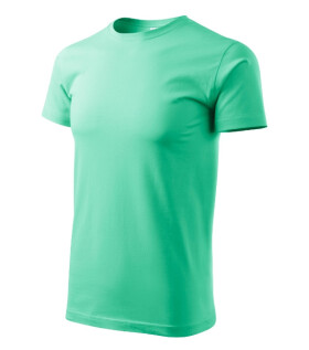 Ťažké nové tričko unisex mentolové XL