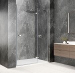 POLYSAN - GLOBE CHROME sprchové dvere do niky 1200, číre sklo, pravé GB1012RC