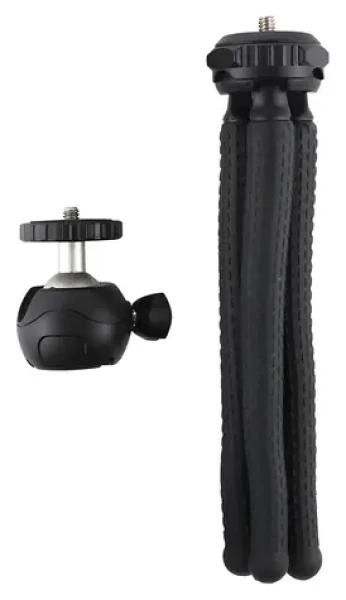 Puluz PU435 Mini Octopus / Statív / ohybné nohy / guľová hlava 360° / závit 1/4" / do 2 kg (PU435)