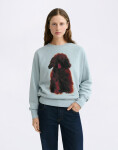 Thinking MU Pet Portrait Blue Bonnie Sweatshirt BLUE S