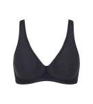 Sloggi BASIC+ - Mäkká podprsenka z organickej bavlny, neviditeľná a pohodlná Sloggi BLACK 90B