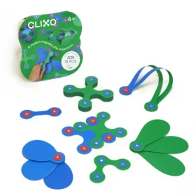 Clixo Itsy Green Blue Magnetická stavebnica /18ks/ od 4 rokov