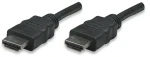 Manhattan kábel pre monitory HDMI-HDMI 5m / čierny / tienený (306133)
