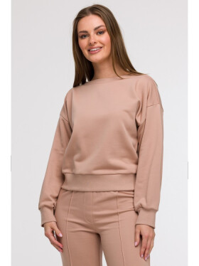 B293 Mikina s otvoreným chrbtom - mocca EU XL