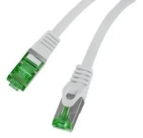 Lanberg CAT7 S/FTP 10m šedá / Patch kábel / LSZH / CU / Fluke Passed (PCF7-10CU-1000-S)