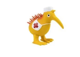 Kiwi Walker Nurse oranžová / Pískacia hračka pre psov / Latex / L 13 cm (LTX-022)