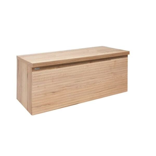 Kúpeľňová skrinka s krycou doskou Naturel Savona 119x50x44, 3 cm dub mat SAVONA120DHDBEZ SAVONA120DHDBEZ