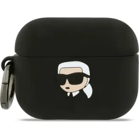 Karl Lagerfeld 3D Logo NFT Karl Head Silikónové Puzdro pre AirPods Pro 3 Black (57983128162)