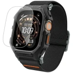 Spigen Lite Fit Pre matná čierna / Ochranný kryt s ochranným sklom / Apple Watch Ultra 3/2/1 49 mm (ACS11415)