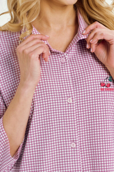 3436 NOČNÁ KOŠEĽA JOLIE S-XL Růžová M
