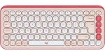 Logitech POP Icon Keys ružová / Bezdrôtová klávesnica / TKL / US layout / Bluetooth / Logi Bolt (920-013073)