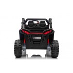 Mamido Mamido Elektrické autíčko Buggy UTV KCK 4x4 červené 24V | 800W | 50 kg | EVA | LED | 2,4 Ghz | ECO koža